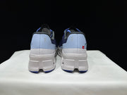 On Cloudmonster Running Shoes, Navy and White