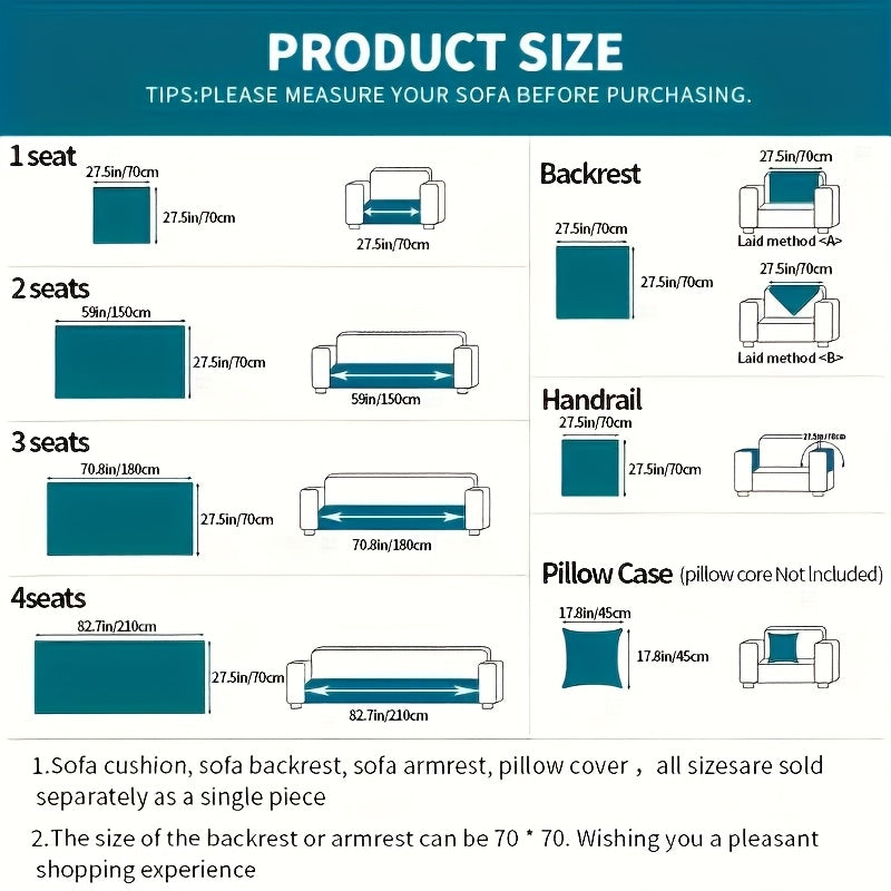 1pc Faux Rabbit Long Plush Sofa Cushion, Winter Warmth, Thickened Plush, Delicate and Soft, Pet Favorite, Non-Slip Sofa Protector - Qiange