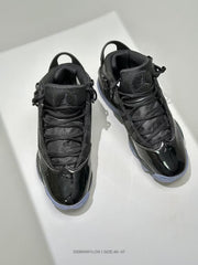 Jordan 6-4 Black High-Top Sneakers