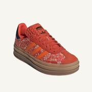Adidas Originals Women's Orange/Red Gazelle Bold Sneakers, ID1425 (No Box)