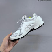 ECCO Biom C-Trail Low-Top Sneakers, White and Silver