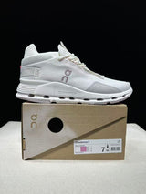 On Cloudnova 2 Sneakers, White and Orchid