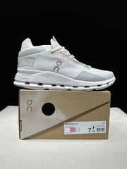 On Cloudnova 2 Sneakers, White and Orchid