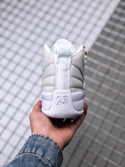 Air Jordan 12 OVO White Gold Sneakers 873864-102