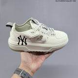 New York Yankees Low-Top Platform Sneakers, White
