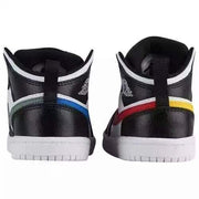 Jordan Air Jordan 1 Mid Four-Color Swoosh Sneakers