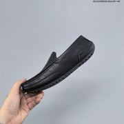 ECCO Men's Leather Slip-On Loafers in Black or Brown
