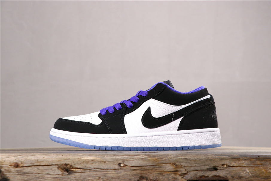 Jordan Air Jordan 1 Low White Black Dark Concord Sneakers