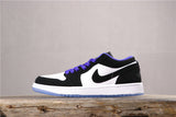 Jordan Air Jordan 1 Low White Black Dark Concord Sneakers