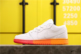 Nike Air Force 1 High-Top Sneakers, White and Gradient Pink, 554723-100