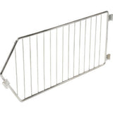 Nexel Chrome Divider for Wire Dump Bin, 20"D X 9"H (WB832144)