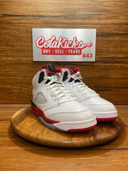 Jordan 5 Retro Fire Red Black Tongue (2025)