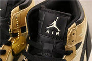 Air Jordan 1 High Premium Black Fossil Pale Ivory Sneakers