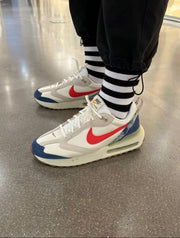 Nike Air Max Dawn DV1487-162 Sneakers, Sail Red Blue