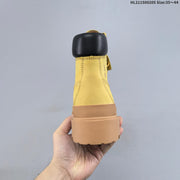Timberland Yellow High-Top Lace-Up Boots
