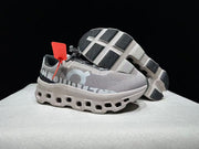 On Cloudmonster Sneakers in Cinder Fog
