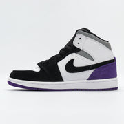 Jordan Air Jordan 1 High Sneakers Black White Purple 852542-105