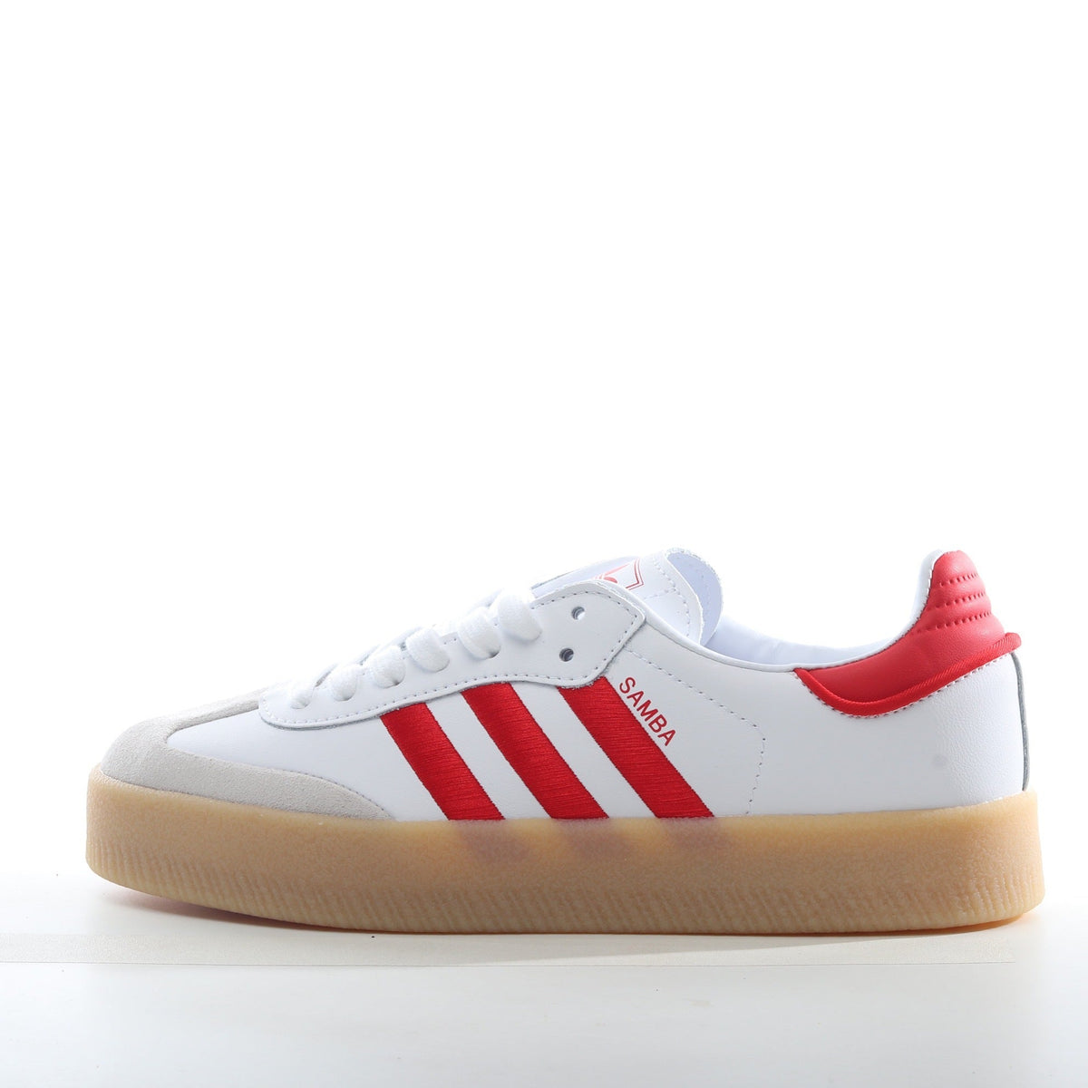 adidas Samba Platform Sneakers White Red Gum Sole