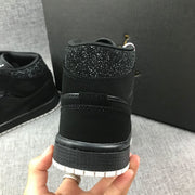 Jordan Air Jordan 1 Mid Black and White Sneakers 554724-001