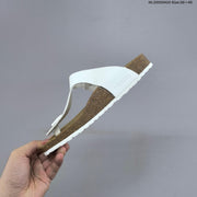 Birkenstock Arizona and Gizeh Sandals in White and Brown