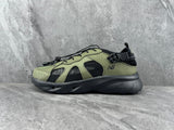 New Balance Green and Black Mesh Sneakers