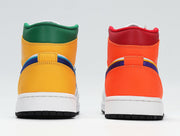Jordan 1 Retro High OG Rainbow Sneakers, Style 554725-128