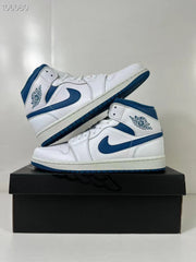 Jordan Air Jordan 1 Mid White Blue FN5215-141 Sneakers