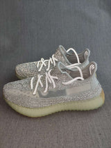 Adidas Yeezy Boost 350 V2 Knit Sneakers in Gray and Cream