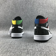 Air Jordan 1 Mid Quai 54 Sneakers Black Multi-Color CJ9219-001