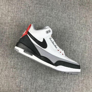 Jordan Air Jordan 3 White Grey Black Red Sneakers