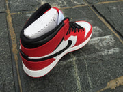 Air Jordan 1 Women's High-Top Sneakers White Black Red