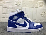 Jordan Air Mid A-J-1 Kentucky White Blue B62-104 Sneakers