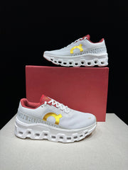 On Cloudmonster 2 Running Shoes Pearl Ivory Gold
