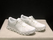 On Cloud 6 White Running Sneakers