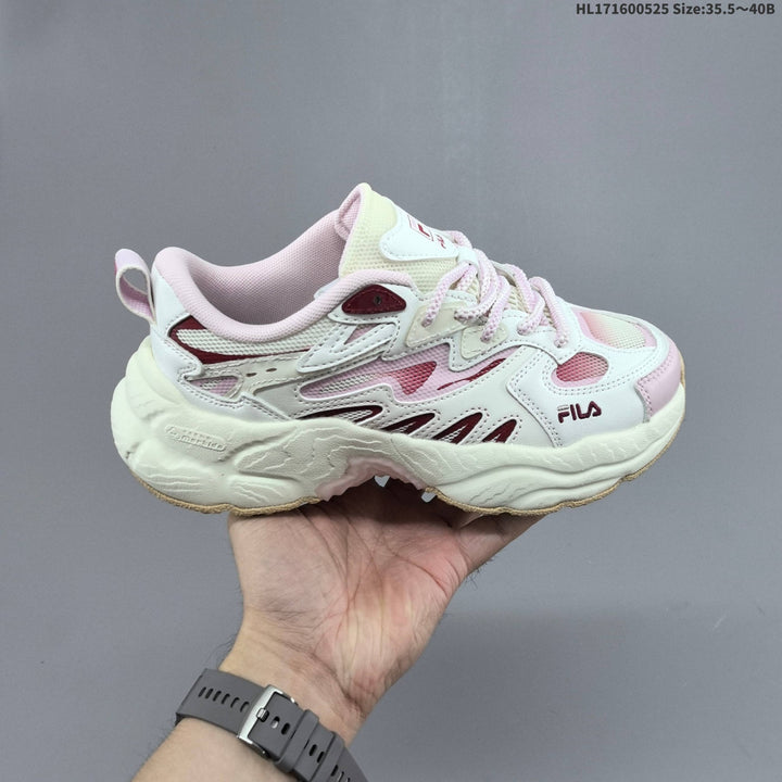 FILA FERN Low-Top Sneakers White Pink F12W622118FMP