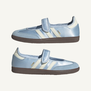 Adidas Originals Women's Crystal Sky Blue Samba Jane Shoes, IH9206