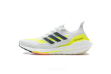 Adidas Ultraboost 21 Running Shoes FY0377 White Yellow