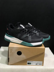 On The Roger Clubhouse Pro Black Green Sneakers