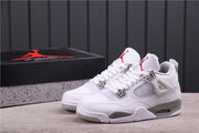 Jordan Air Jordan 4 CT8527-100 White Gray Speckled Sneakers