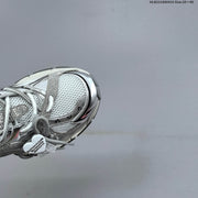 GCDS Silver Lace-Detail Backless Sneakers
