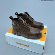 Timberland Lace-Up Ankle Boots with Side Zipper