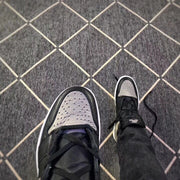 Air Jordan 1 High Shadow Black and Grey Sneakers
