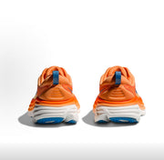 HOKA Bondi 8 Running Shoes in Orange and Blue