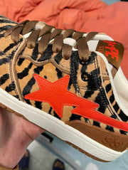 BAPE SK8 STA Tiger-Stripe Low-Top Sneakers