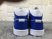Jordan Air Mid A-J-1 Kentucky White Blue B62-104 Sneakers