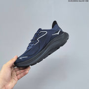 HOKA Clifton 10 Running Shoes in Navy and Black