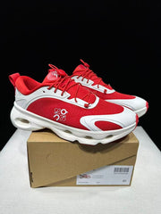 On x Loewe Cloudventure 3.0 Red and White Sneakers
