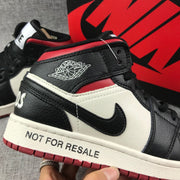 Air Jordan 1 High OG Black White Red Sneakers