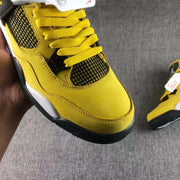 Jordan Air Jordan 4 Lightning Yellow Black Sneakers