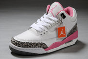 Jordan Air Jordan 3 High-Top Sneakers White Pink